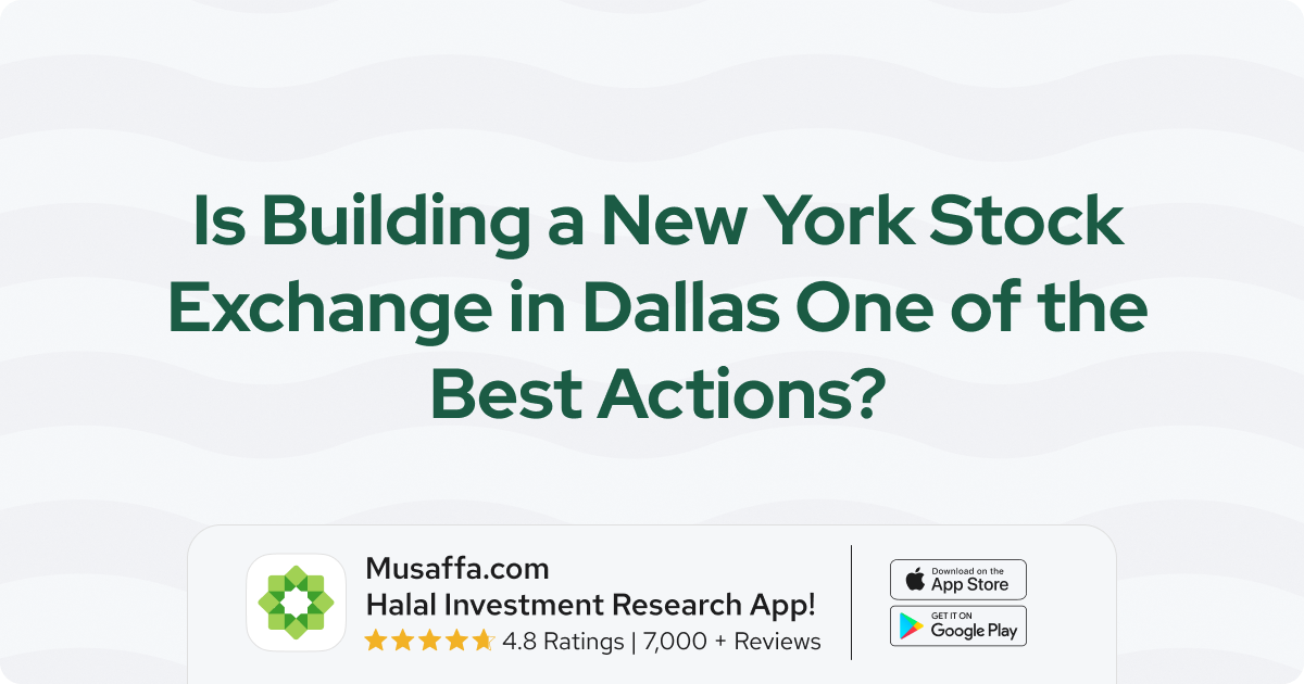 Is Building a New York Stock Exchange in Dallas One of the Best Actions?